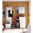 GARDEROBE - Silberfarben/Weiß, Design, Glas/Holzwerkstoff (166/197/40cm) - Xora GARDEROBE - Silberfarben/Weiß, Design, Glas/Holzwerkstoff (166/197/40cm) - Xora