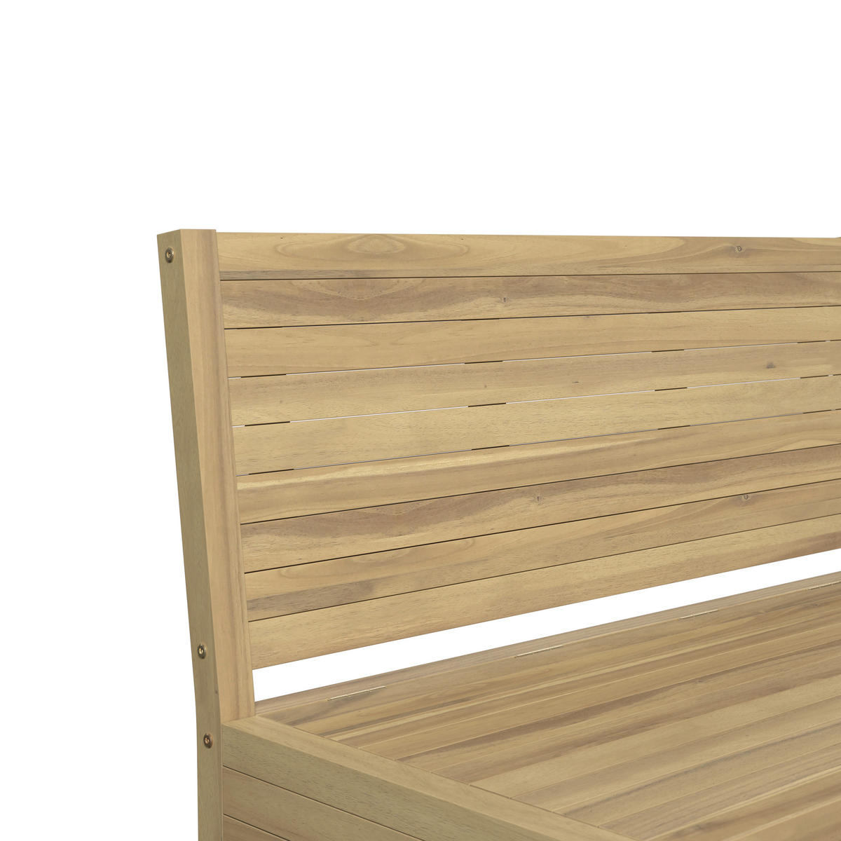 GARTENBANK 120/90/58 cm  in Akaziefarben  - Akaziefarben, ROMANTIK / LANDHAUS, Holz (120/90/58cm) - Ambia Garden