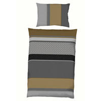 BETTWÄSCHE Imperial Makosatin 140/200 cm  - Braun, Basics, Textil (140/200cm) - Kaeppel