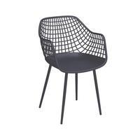 GARTENSESSEL Metall, Kunststoff Grau  - Grau, Modern, Kunststoff/Metall (58/86/55cm) - Ambia Garden