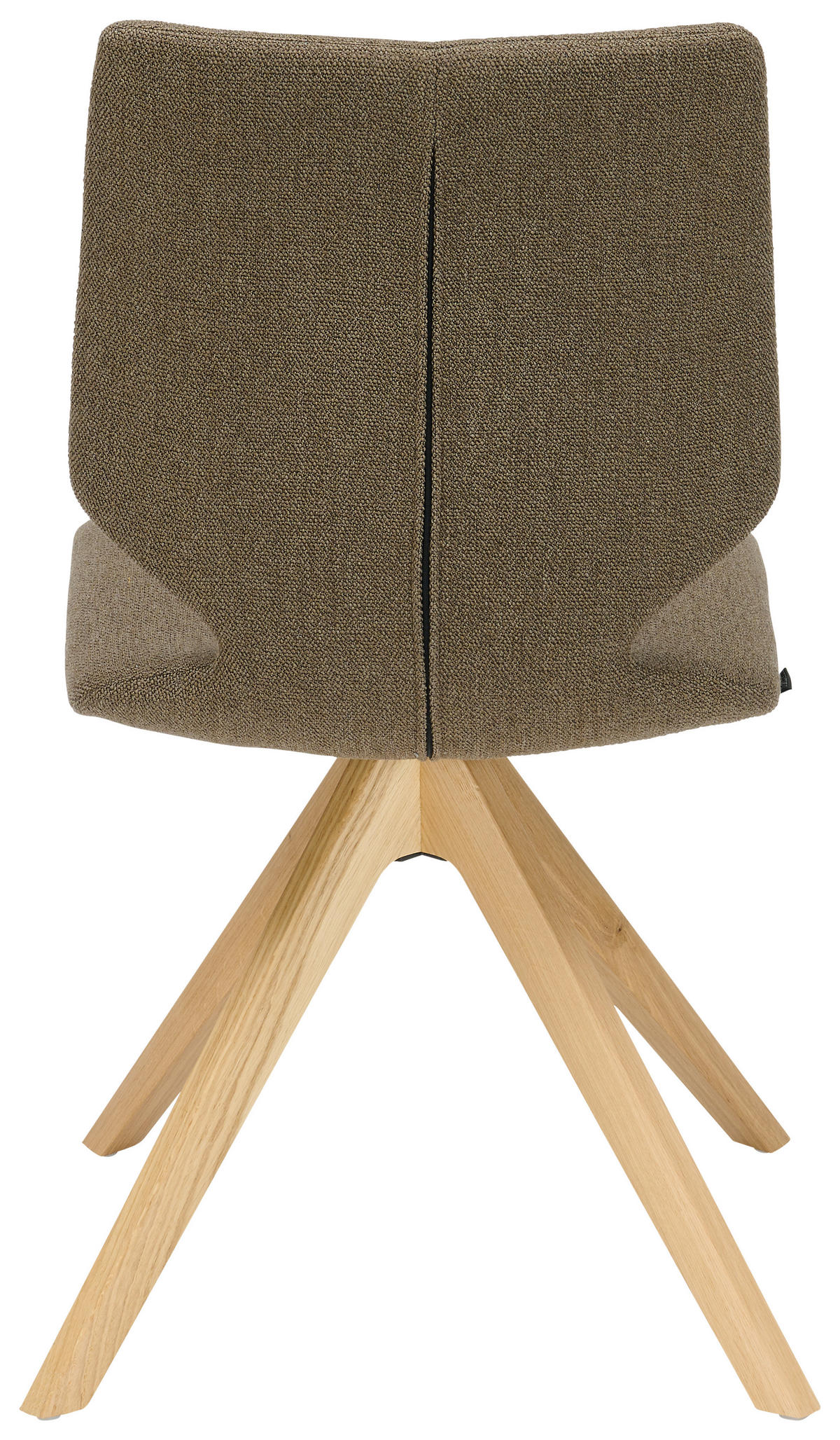 STUHL  in Struktur Holz, Textil  - Eichefarben/Braun, Design, Holz/Textil (50/92/64cm) - Venjakob