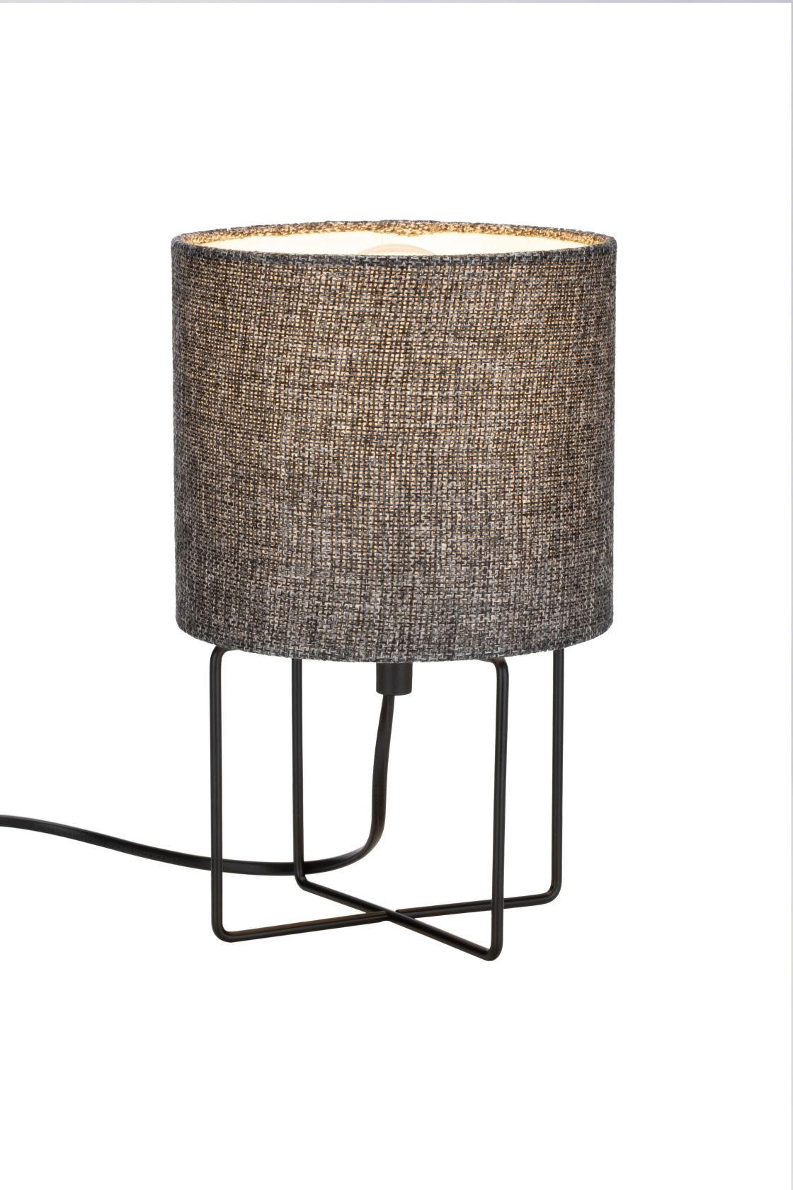 BORDSLAMPA 15,5/27 cm   - svart, Basics, metall/textil (15,5/27cm) - Boxxx