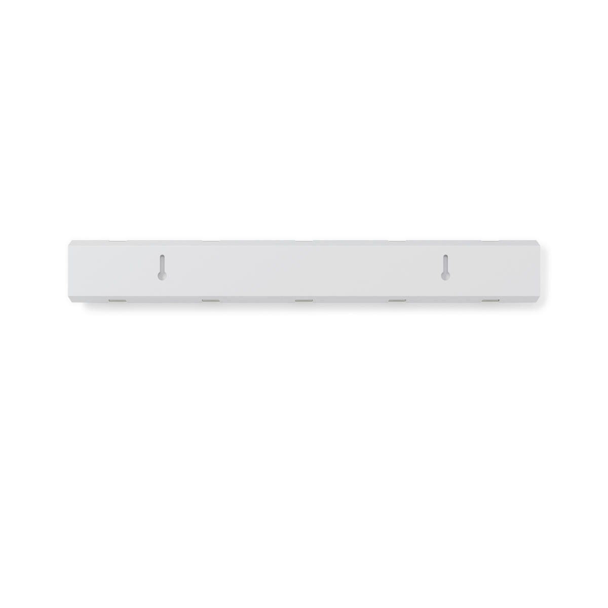 WANDGARDEROBE  in Pappel Weiß, Nickelfarben  - Weiß/Nickelfarben, Basics, Holz/Metall (51/6/3cm) - Umbra