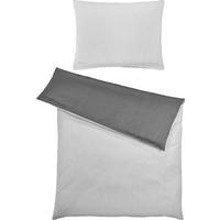 KÉTOLDALAS ÁGYNEMŰHUZAT 140/200 cm  - ezüstszínű/antracit, Basics, textil (140/200cm) - Joop!