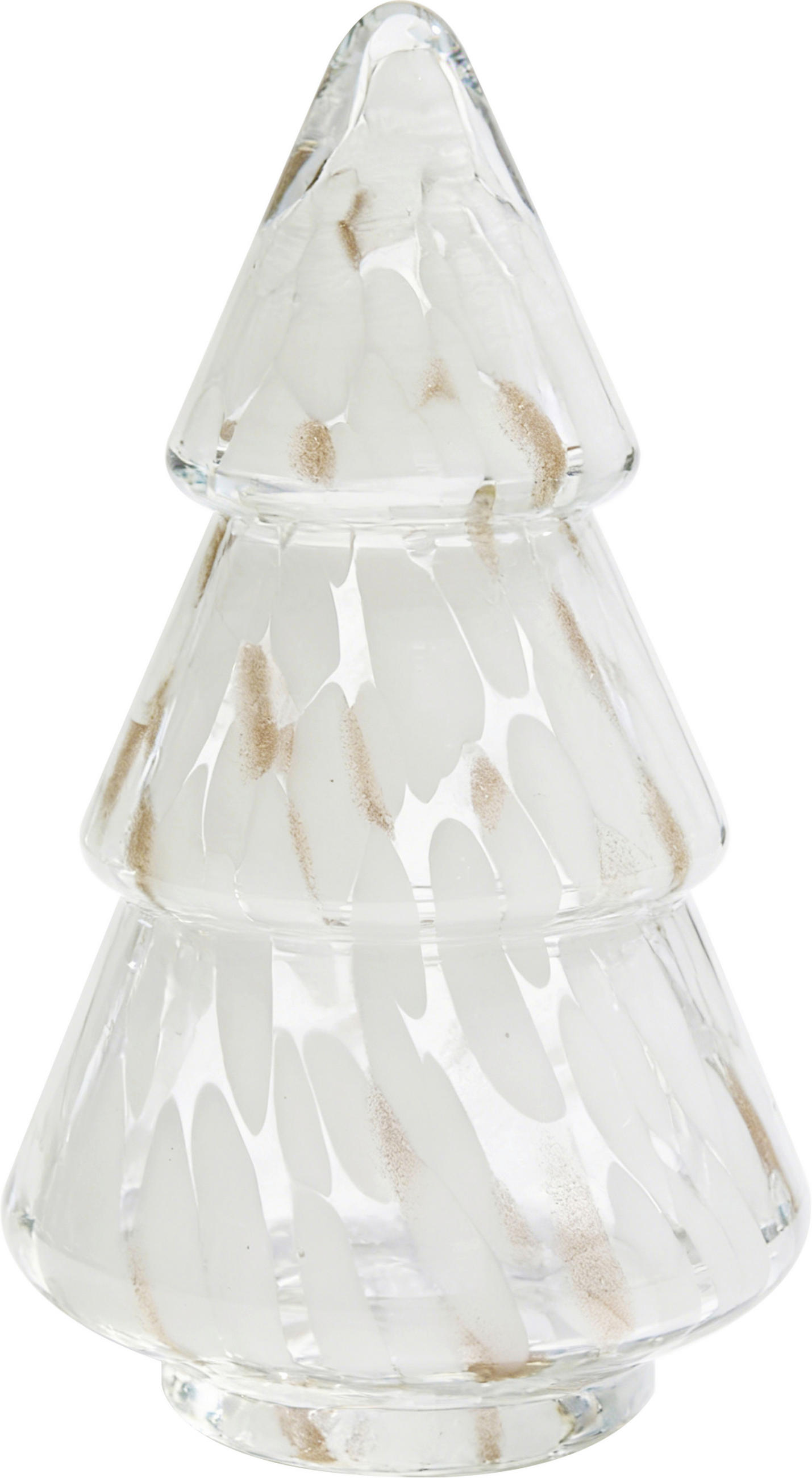 DEKORATIONSTRÄD  - vit, Lifestyle, glas/plast (15/25cm) - X-Mas