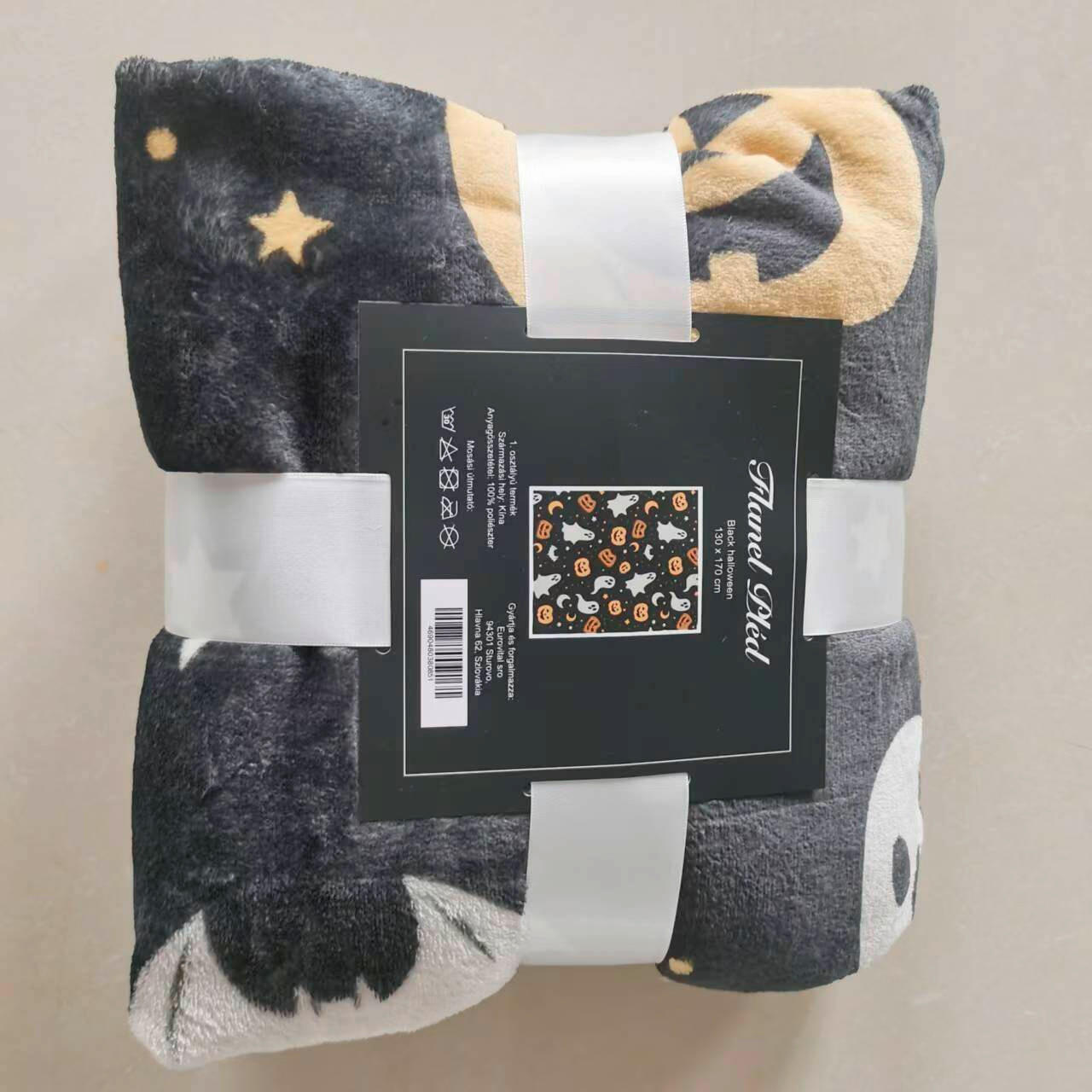 TAKARÓ  - fekete/narancs, Basics, textil (30/28/55cm)