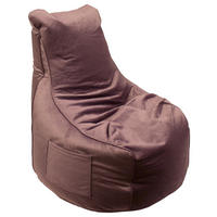 SITZSACK Samt Rosa 270 L  - Rosa, Design, Textil (85/100/85cm) - Carryhome