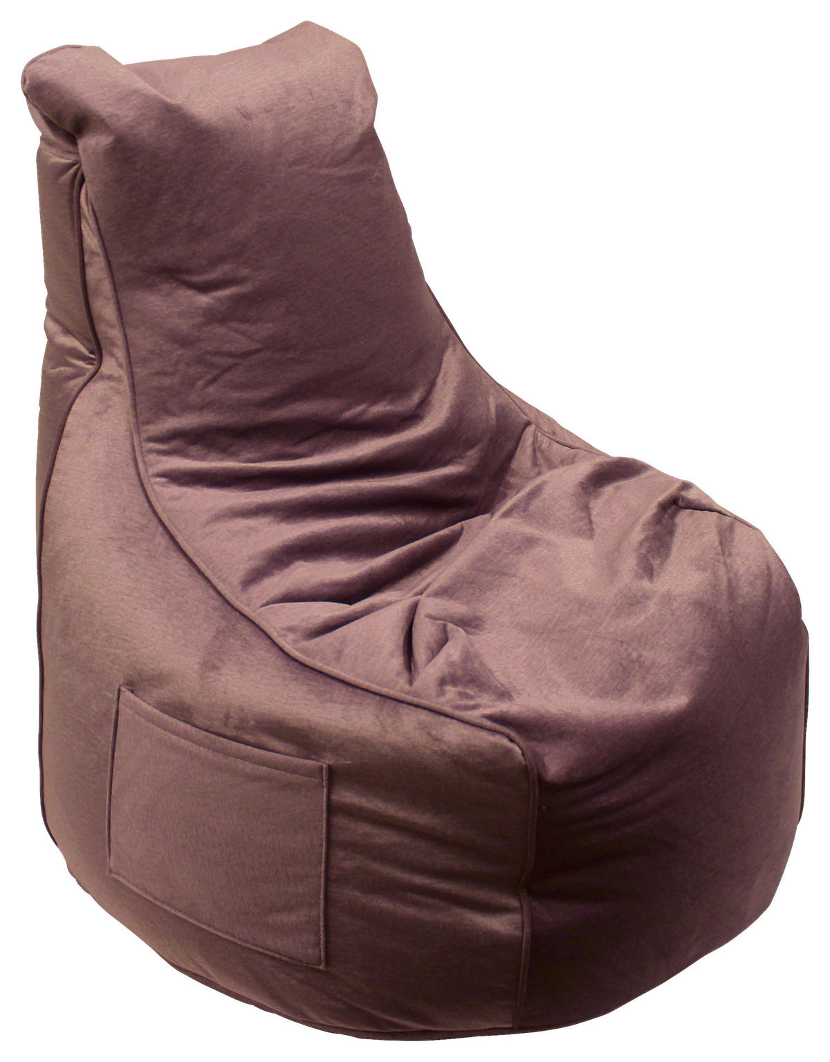 SITZSACK Samt Rosa 270 L  - Rosa, Design, Textil (85/100/85cm) - Carryhome