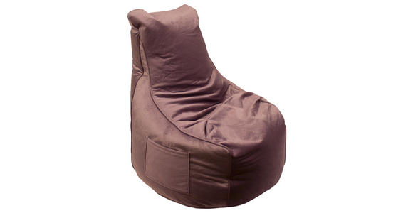 SITZSACK Samt Rosa 270 L  - Rosa, Design, Textil (85/100/85cm) - Carryhome