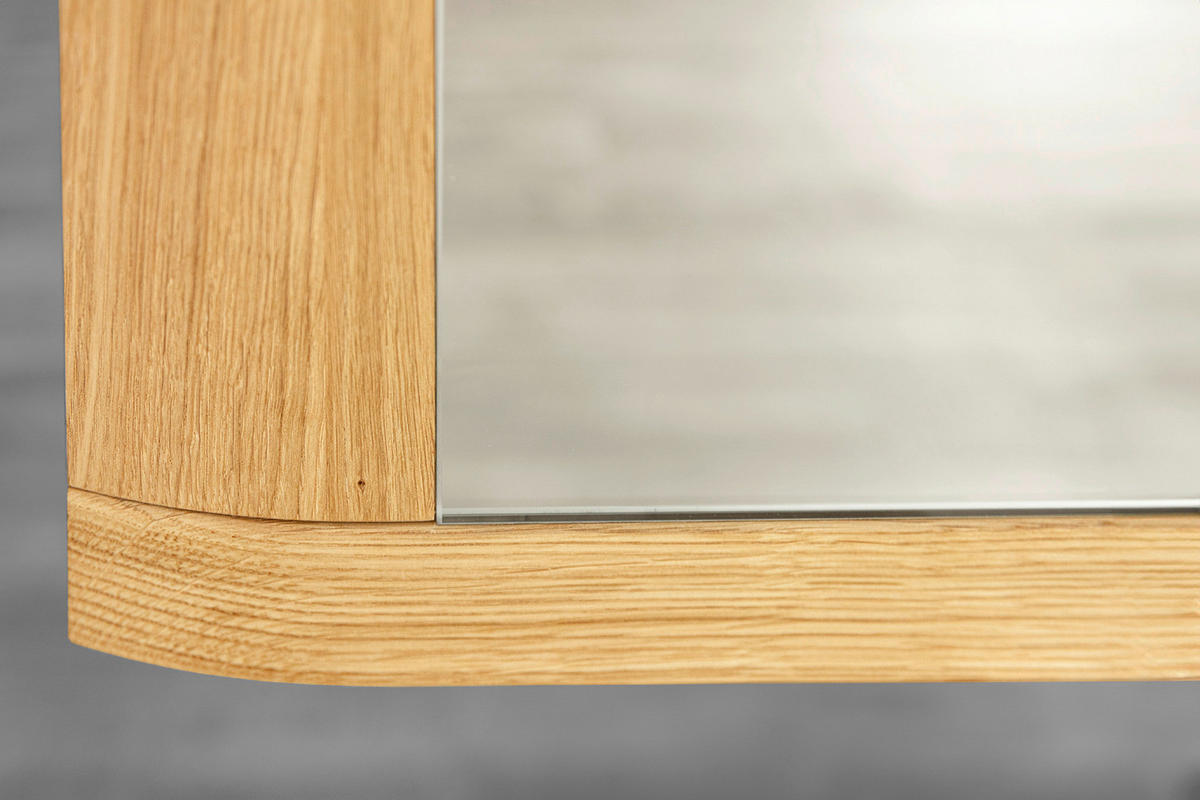 WANDSPIEGEL 100,8/83,2/2 cm  - Eichefarben, Natur, Glas/Holz (100,8/83,2/2cm) - Linea Natura