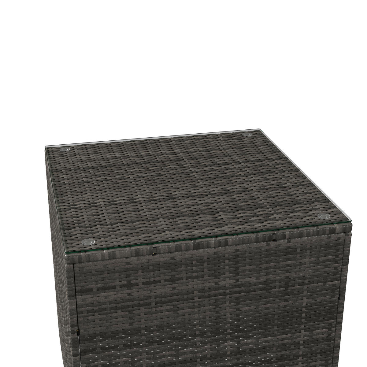 LOUNGEGARNITUR   140/48/68/80 cm Eisen  - Blaugrau/Grau, MODERN, Metall (140/48/68/80cm) - Ambia Garden