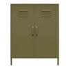 KOMMODE Bradford  in 79/100/39 cm  - Olivgrün, Design, Metall (79/100/39cm) - MID.YOU