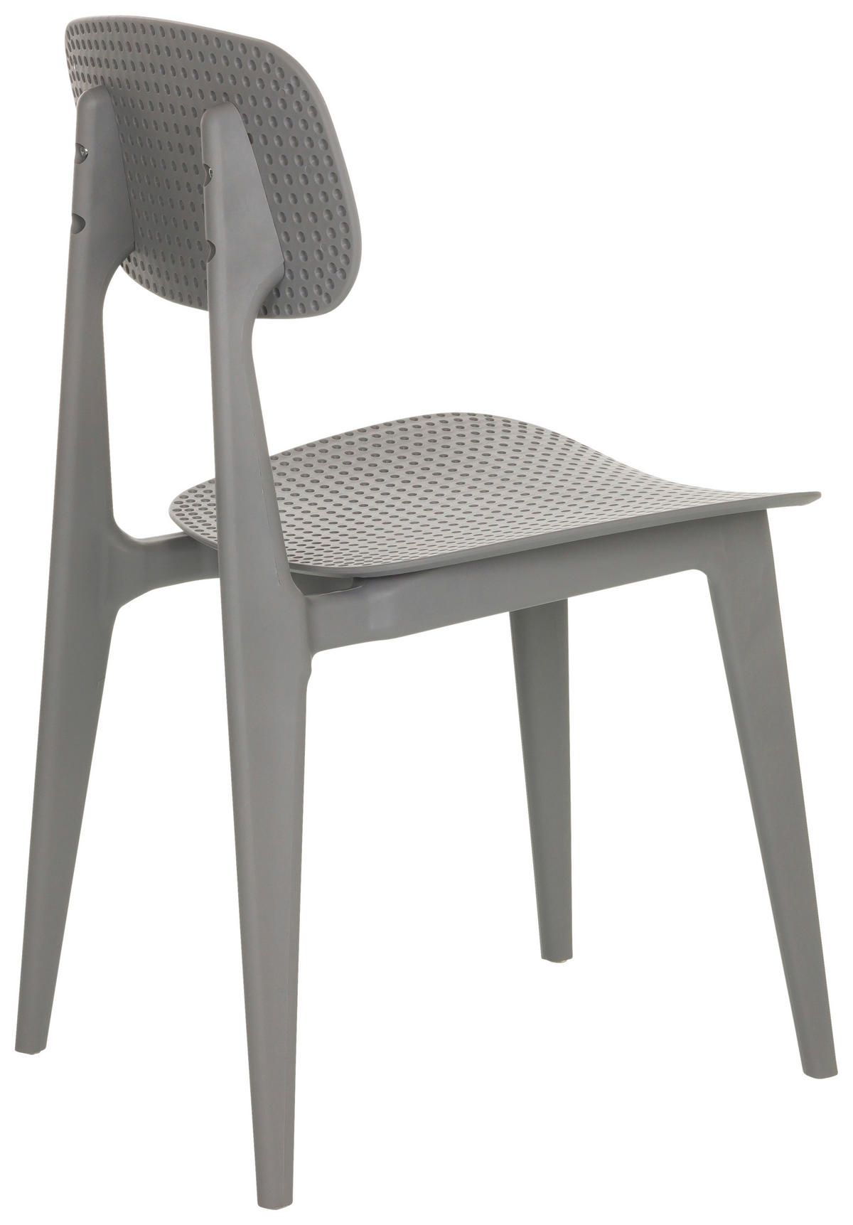 GARTENSTUHL Kunststoff Grau  - Grau, Basics, Kunststoff (42/79/51cm) - MID.YOU