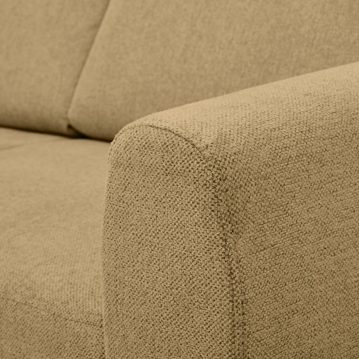 HÖRNSOFFA i flatväv honung  - honung/bokfärgad, Klassisk, trä/textil (166/241cm) - MID.YOU