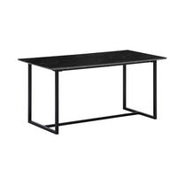 ESSTISCH 180/90/76 cm Nachbildung  Holzwerkstoff rechteckig Schwarz  - Schwarz, Design, Holzwerkstoff/Metall (180/90/76cm) - MID.YOU