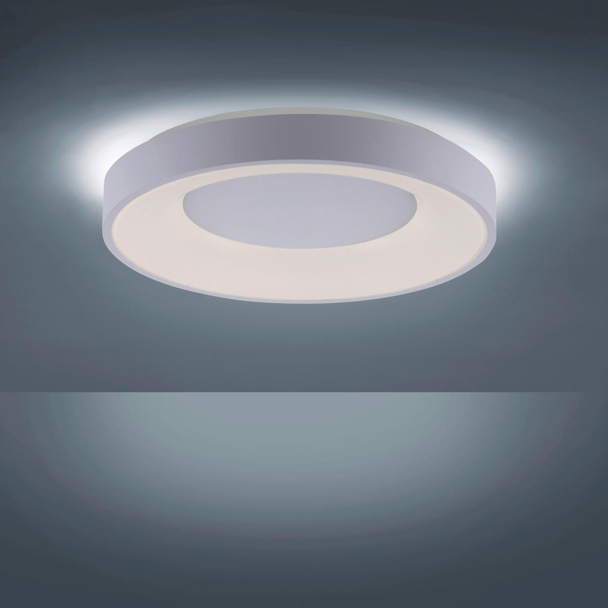 LED-DECKENLEUCHTE 48/48/8 cm   - Weiß, Basics, Kunststoff/Metall (48/48/8cm)