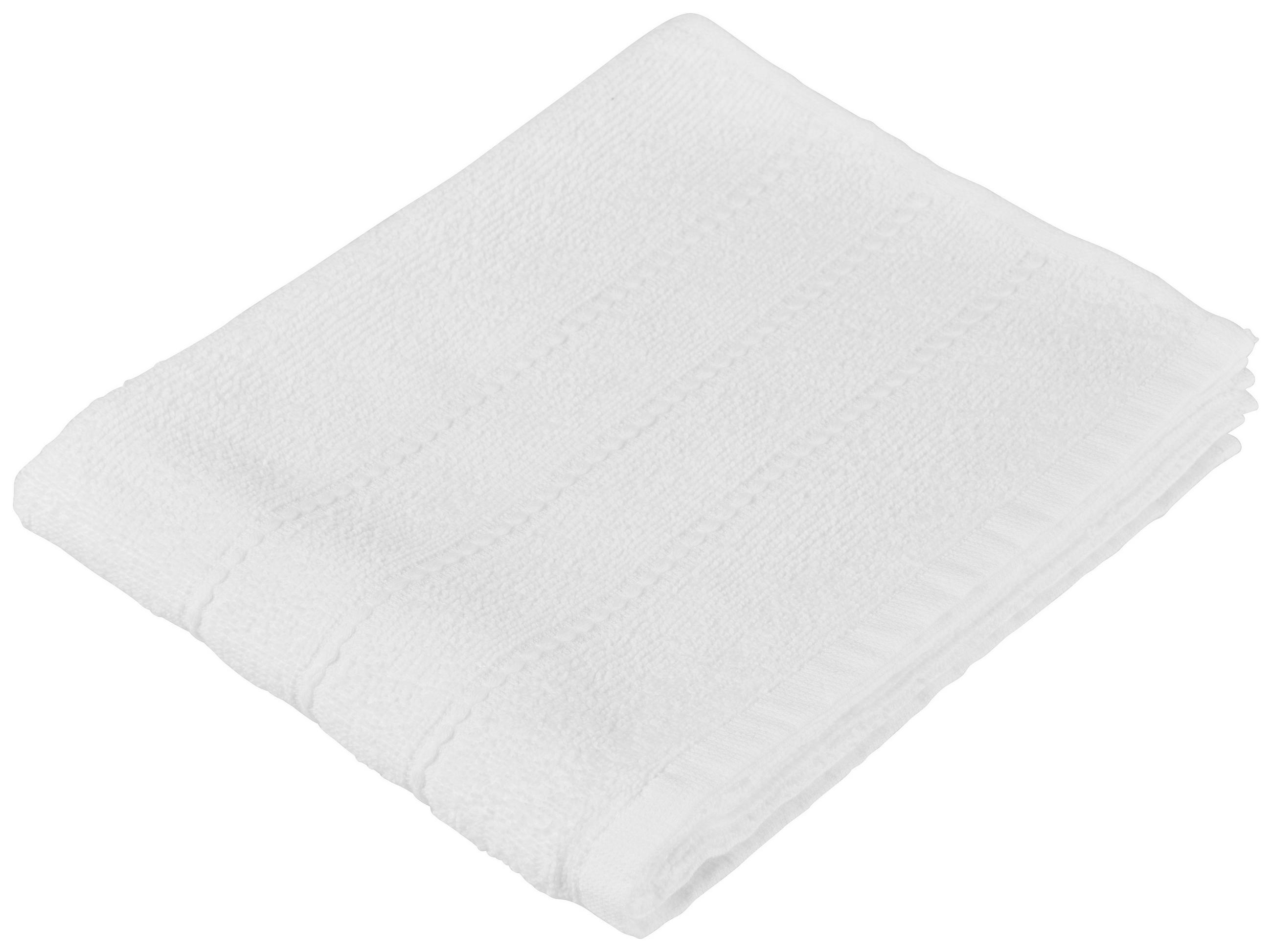 HANDTUCH 50/90 cm VITA Weiß  - Weiß, Basics, Textil (50/90cm) - Boxxx