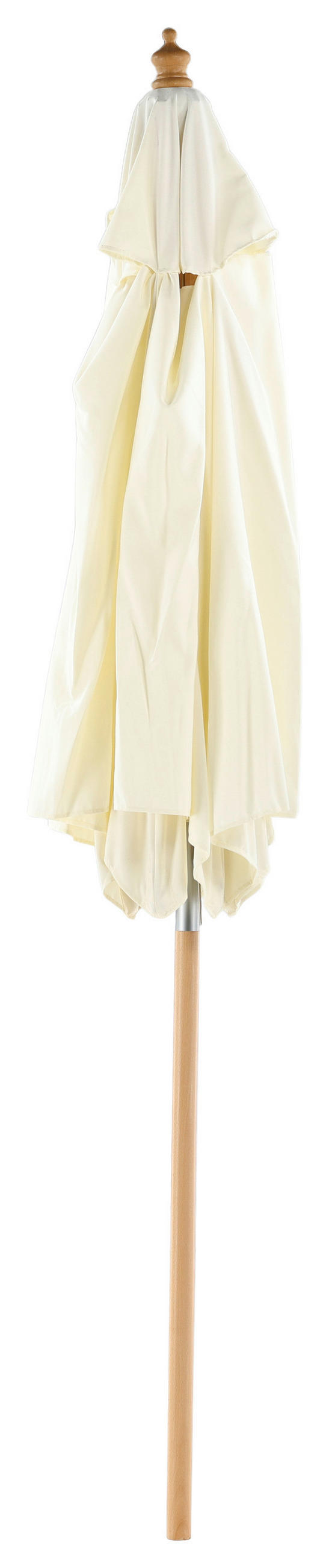 SONNENSCHIRM  250/232 cm  - Weiß, KONVENTIONELL (250/232cm) - Gardenson