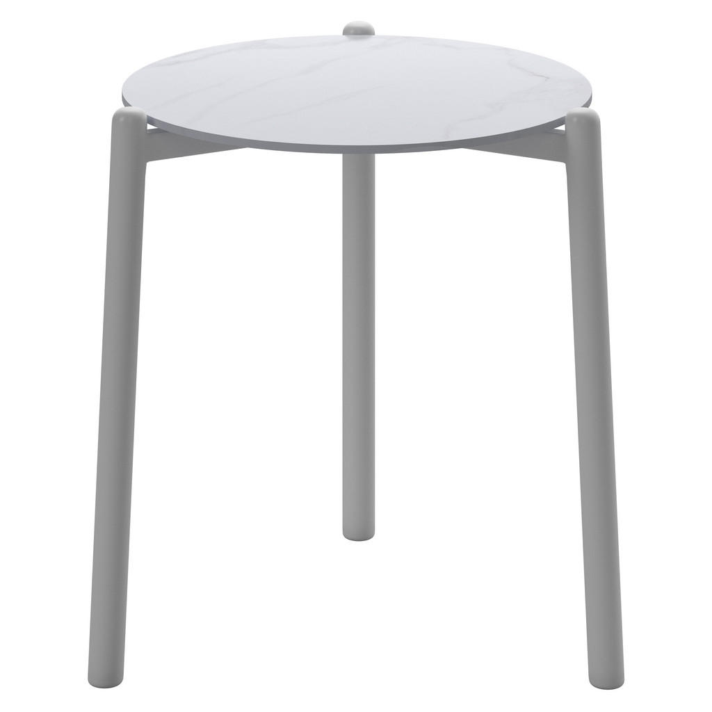 Ambia Garden ZÁHRADNÝ PRÍRUČNÝ STOLÍK, kov, keramika, 40/47 cm