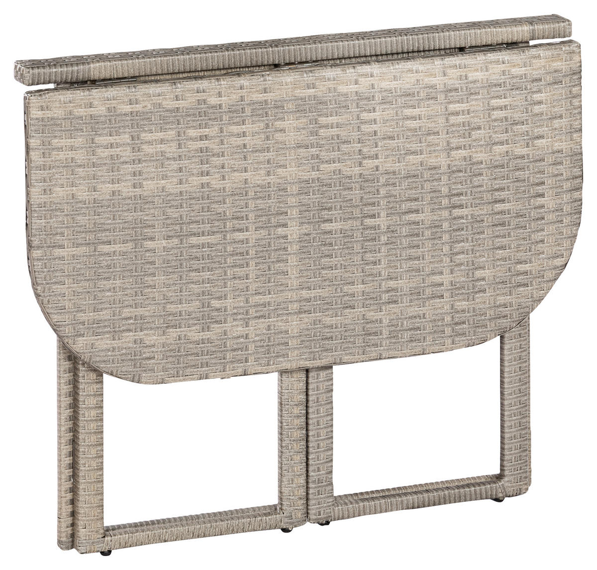 GARTENTISCH Metall, Kunststoff Naturfarben rechteckig  - Naturfarben, KONVENTIONELL, Kunststoff/Metall (90/50/75cm) - Gardenson