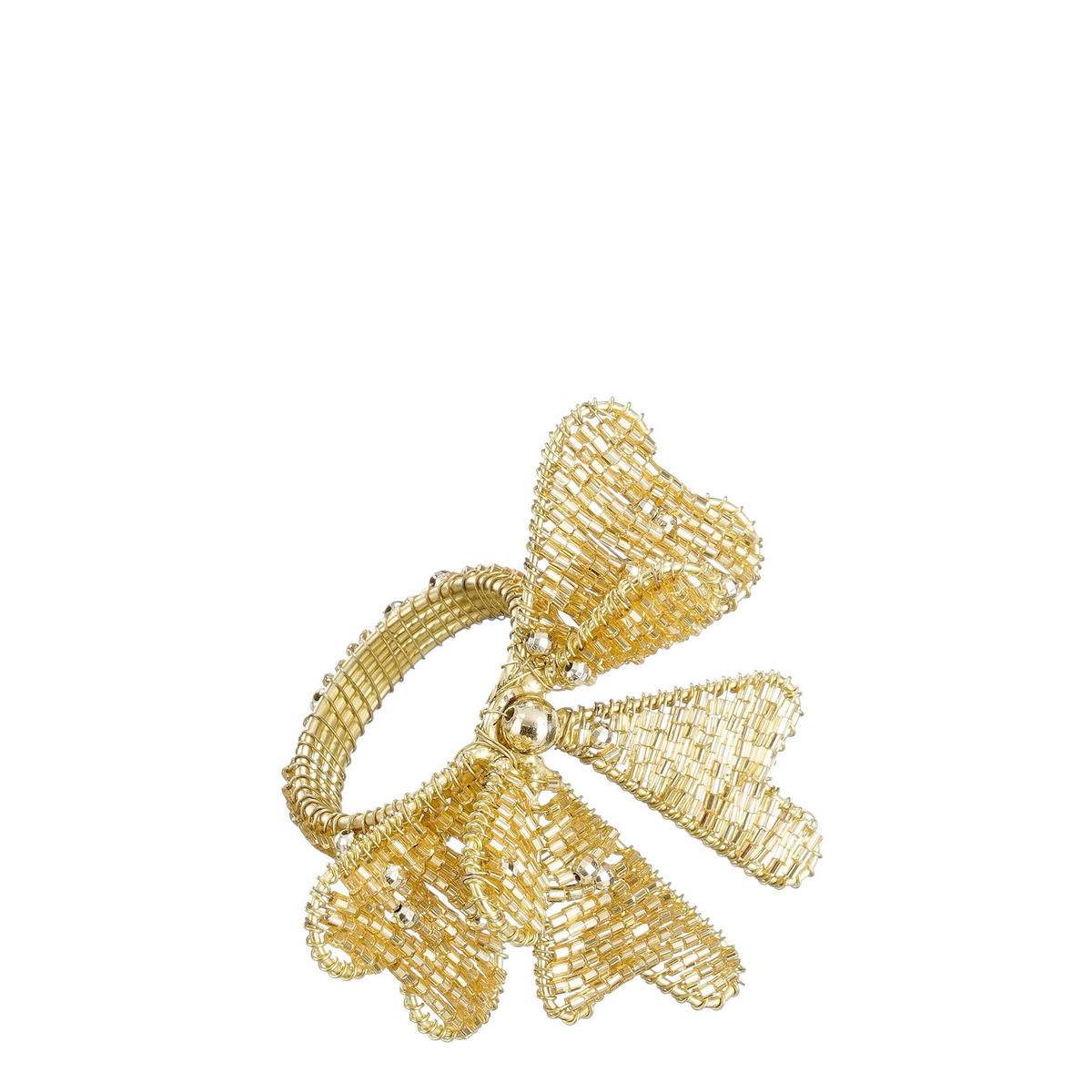 SZALVÉTATARTÓ   8/7/6 cm  - aranyszínű, Basics, fém (8/7/6cm)