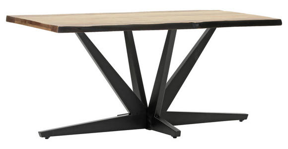 TISCHGESTELL Schwarz   - Schwarz, Design, Metall (160/80/73cm) - Landscape