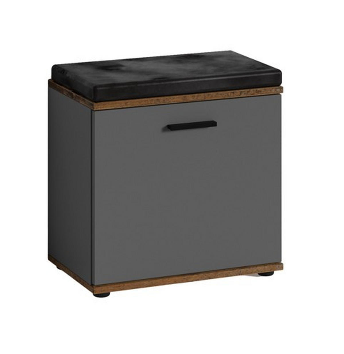 GARDEROBE  in 49/196/30 cm  - Alteiche/Anthrazit, Design, Holzwerkstoff (49/196/30cm) - MID.YOU