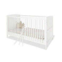 GITTERBETT PINOLINO VIKTORIA  144/76/83 cm   - Weiß, Basics, Holzwerkstoff (144/76/83cm) - Pinolino