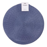 NAMIZNI POGRINJEK       38,5/38,5/0,5 cm   modra  - modra, Basics, tekstil (38,5/38,5/0,5cm)
