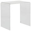 BEISTELLTISCH 44/29,5/42,5 cm Klar  - Klar, Design, Kunststoff (44/29,5/42,5cm)
