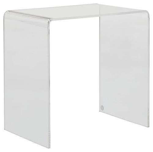 XXXL ODKLÁDACÍ STOLEK, čiré, plast, 44/29,5/42,5 cm