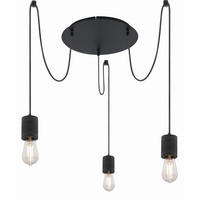 HÄNGELEUCHTE 35/160 cm  - Schwarz, Trend, Metall (35/160cm) - Marama