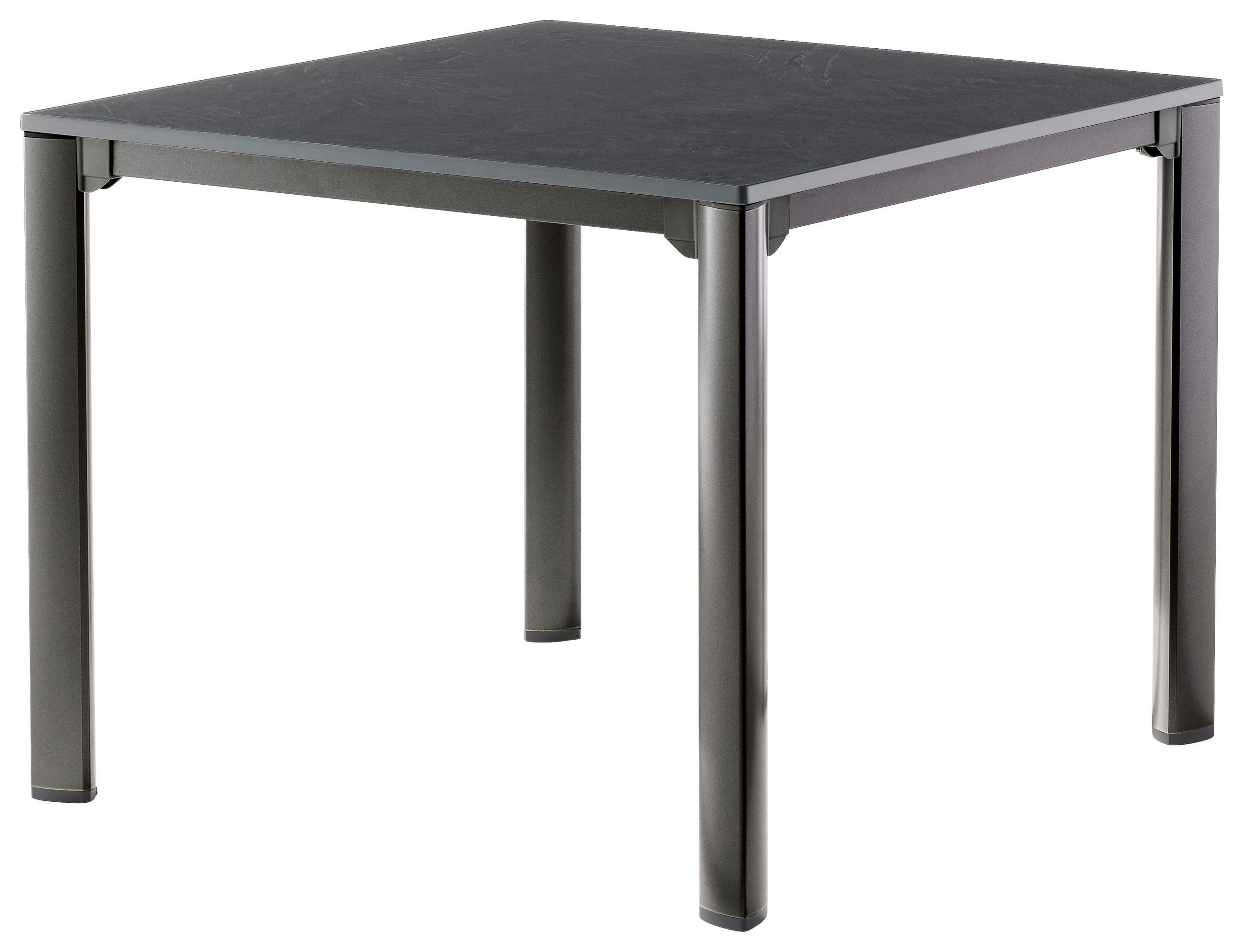 GARTENTISCH 95/95/74 cm Metall, Kunststoff  - Anthrazit/Grau, Basics, Kunststoff/Metall (95/95/74cm) - Sieger