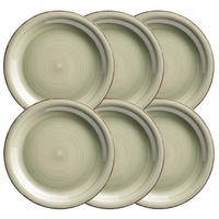SPEISETELLERSET Olivgrün 27/3 cm LUMACA  - Olivgrün, Basics, Keramik (27/3cm) - Mäser