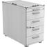 CONTAINER - Alufarben/Schwarz, KONVENTIONELL, Holzwerkstoff/Kunststoff (42.8/72-76/80cm) CONTAINER - Alufarben/Schwarz, KONVENTIONELL, Holzwerkstoff/Kunststoff (42.8/72-76/80cm)
