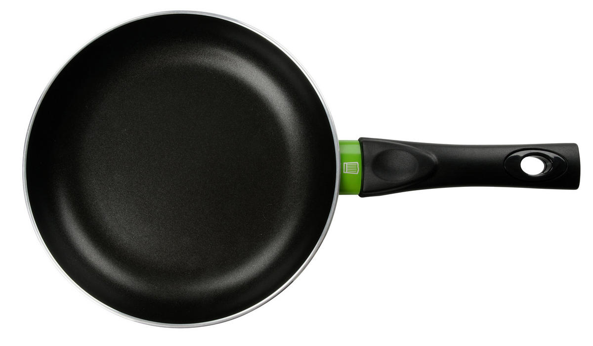 TIGAIE PENTRU PRĂJIT 20 cm  - verde/negru, Design, metal (20cm) - Chefkoch+Fackelmann