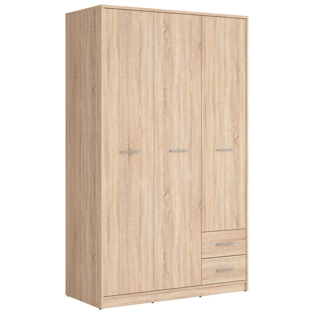 Drehtürenschrank 118,5cm Nepo Plus Sonomo Eiche
