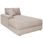 BIGSOFA Cord Beige  - Beige/Schwarz, MODERN, Kunststoff/Textil (117/93/190cm) - Carryhome