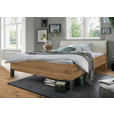 BETT 140/200 cm  in Champagner, Eiche Bianco  - Schieferfarben/Eiche Bianco, KONVENTIONELL, Holzwerkstoff/Textil (140/200cm) - Dieter Knoll