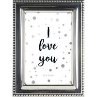 BILDERRAHMEN 14,4/19,6/1,9 cm  - Silberfarben, Basics, Glas/Metall (14,4/19,6/1,9cm)