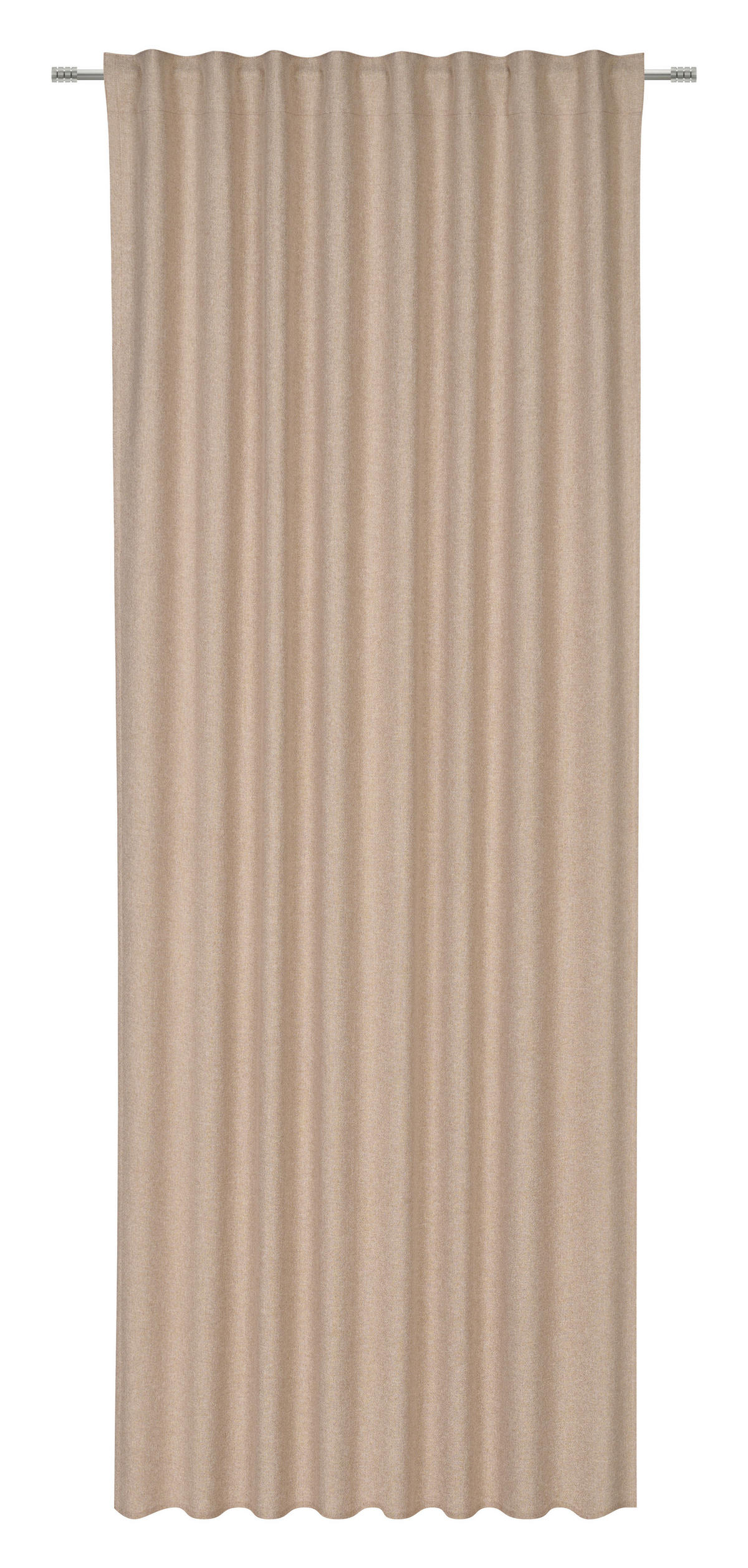 VERDUNKELUNGSVORHANG - Taupe, Basics, Textil (135/245cm) - Esposa