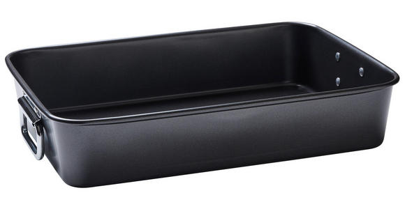BRÄTER - Dunkelgrau/Silberfarben, KONVENTIONELL, Metall (40/28/8cm) - Homeware Profession.