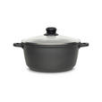 KOCHTOPF Turin 3,3 L  - Klar/Edelstahlfarben, KONVENTIONELL, Glas/Kunststoff (24/11,5cm) - Homeware Profession.