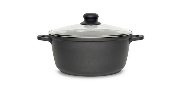KOCHTOPF Turin 3,3 L - Klar/Edelstahlfarben, KONVENTIONELL, Glas/Kunststoff (24/11,5cm) - Homeware Profession.