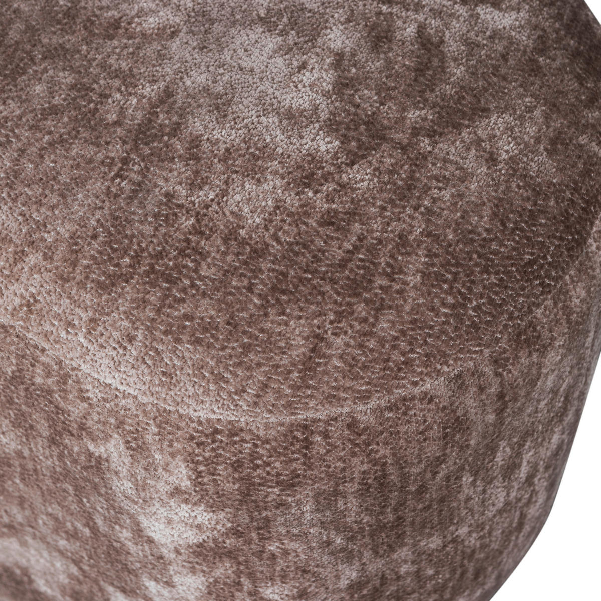 HOCKER Chenille Taupe  - Taupe, Design, Textil (73/43/51cm) - Livetastic