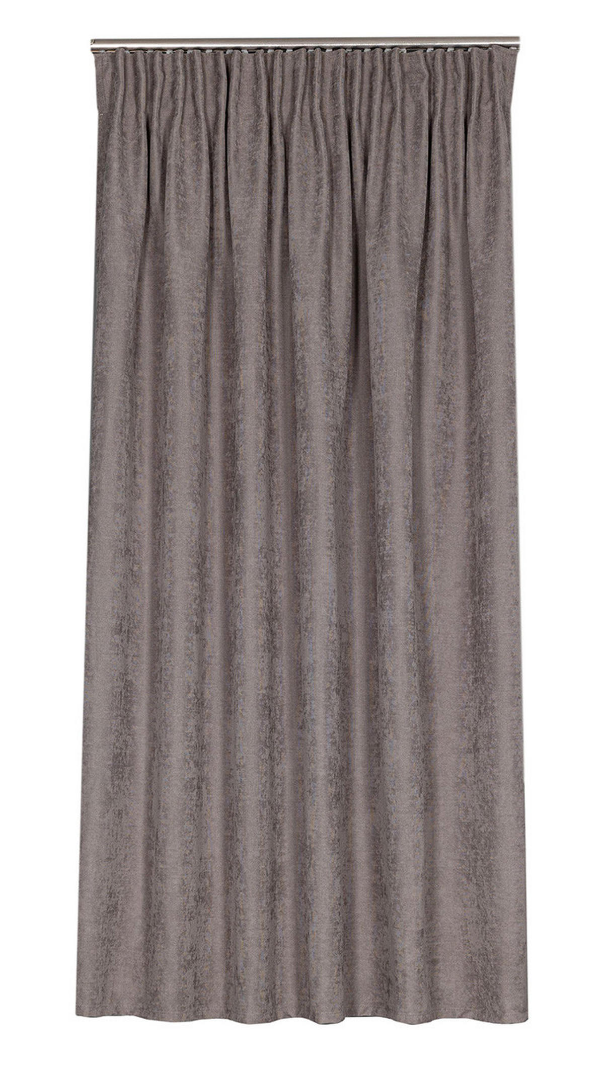 KÉSZFÜGGÖNY sötétítő  - szürke, Basics, textil (140/175cm)