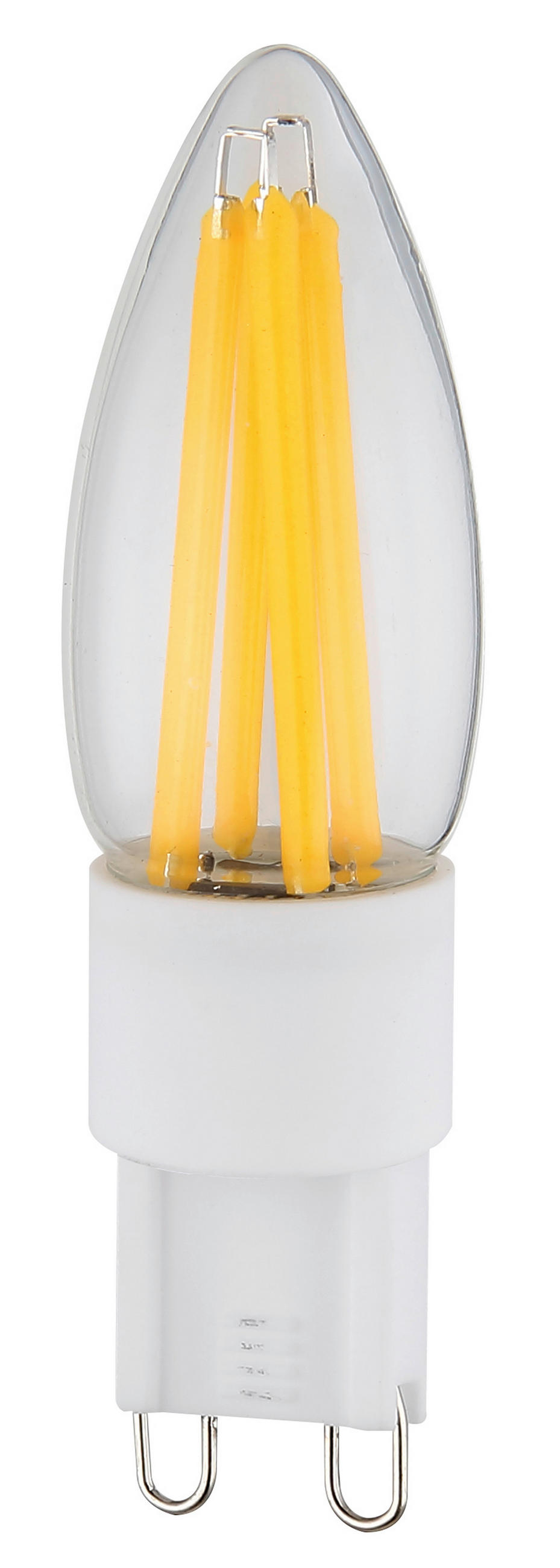 LED ŽARULJA  - bijela/prozirno, Basics, staklo/keramika (1,8/6,5cm)