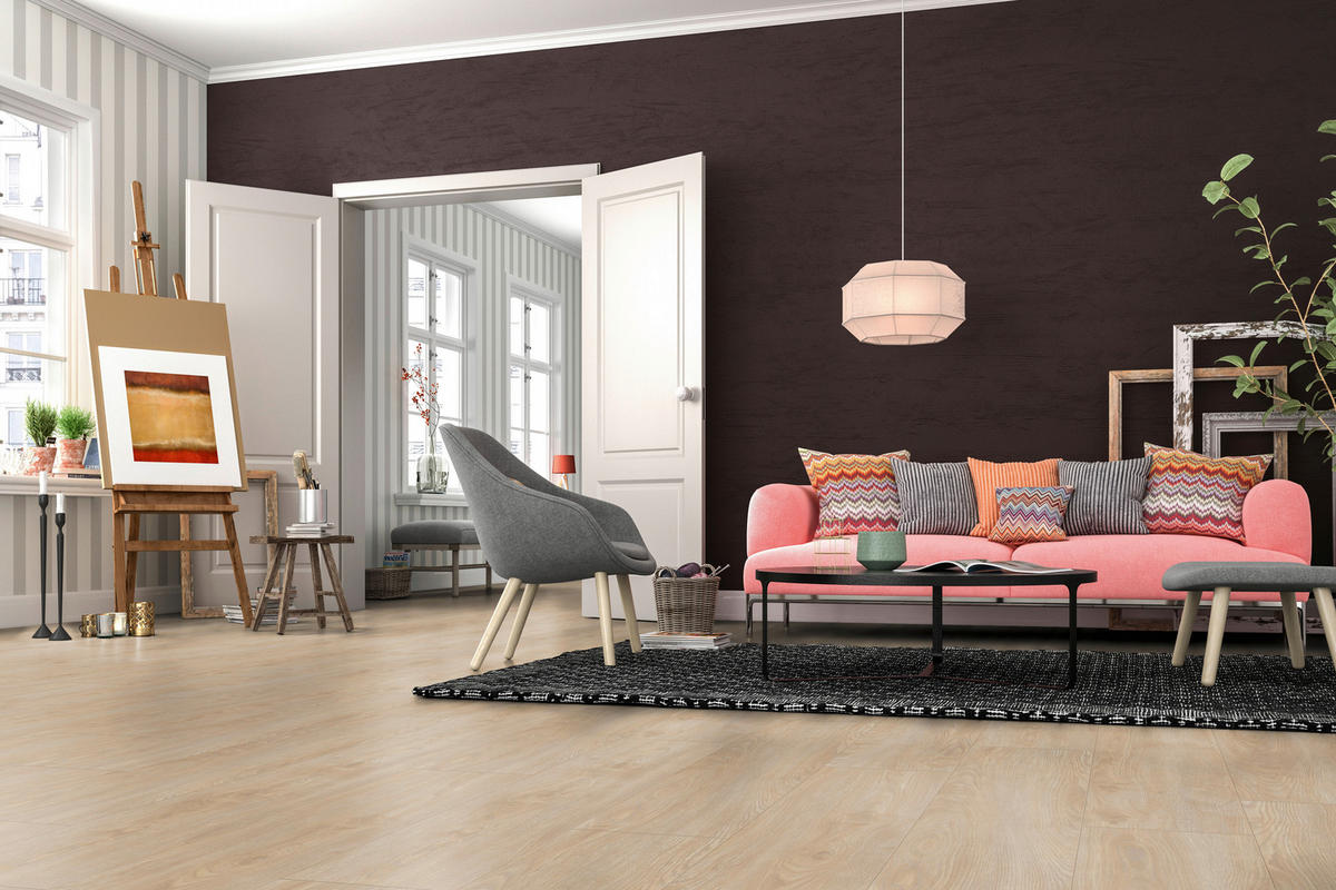 LAMINATBODEN Exquisit Plus  - Eichefarben, KONVENTIONELL, Holz (138.0/24.4/0.8cm)