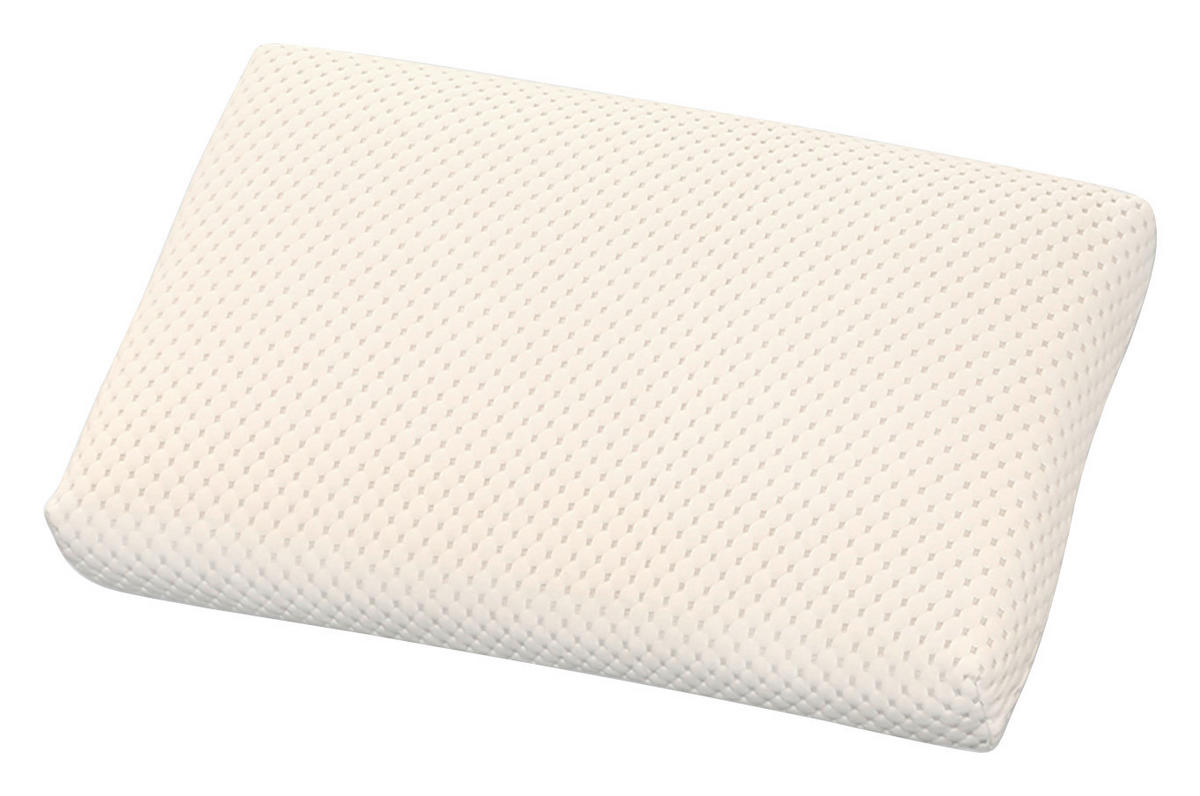 ŠÍJOVÝ OPĚRNÝ POLŠTÁŘ 60/35/13 cm - bílá, Basics, textil (60/35/13cm) - Sleeptex