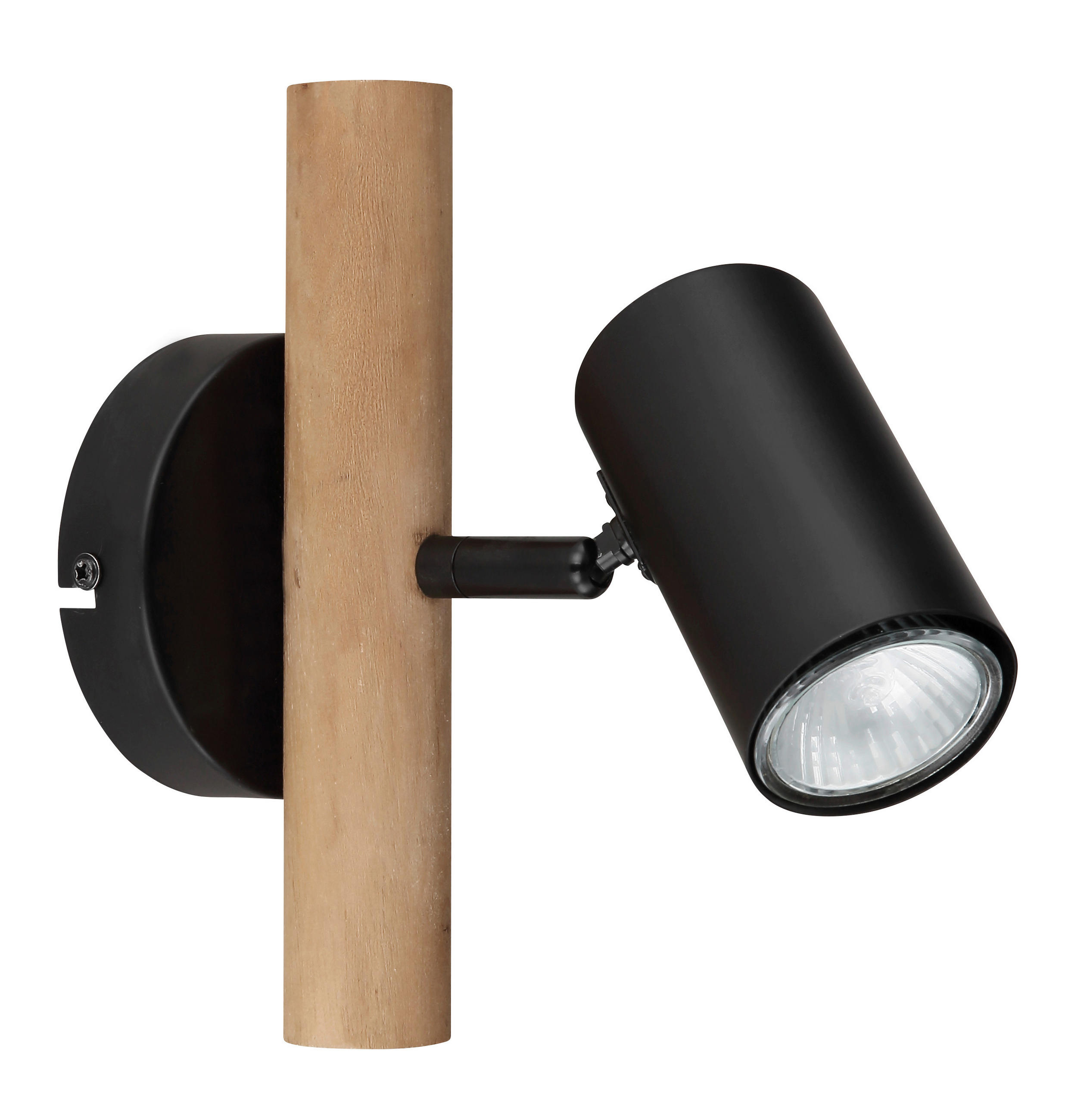PROIECTOR - maro închis/negru, Natur, lemn/metal (10/20/20cm) - Globo